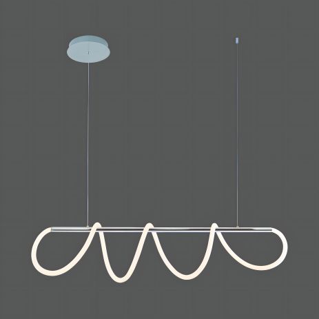 Акриловая светодиодная люстра VALESO 20006PM хром