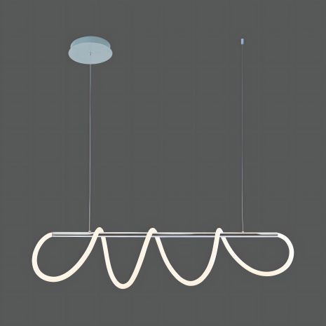 Люстра акрилова підвісна світлодіодна VALESO 20006PM хром