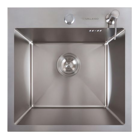 Кухонная мойка 45*45 Valeso Handmade нержавеющая (сифон круглый 3,0/0,8)