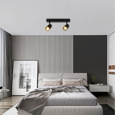 Спот VALESO INN-23051BK чорний на два плафони Спот VALESO INN-23051BK чорний на два плафони