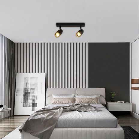 Спот VALESO INN-23051BK чорний на два плафони Спот VALESO INN-23051BK чорний на два плафони