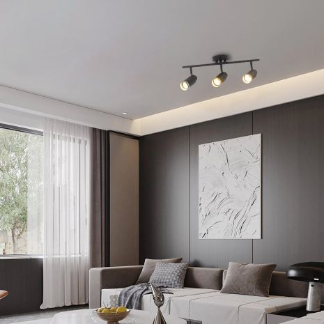 Споти VALESO INN-23053BK чорний на 3 плафони Споти VALESO INN-23053BK чорний на 3 плафони