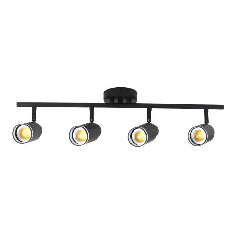 Спот VALESO INN-23054BK, черный, 4 плафона