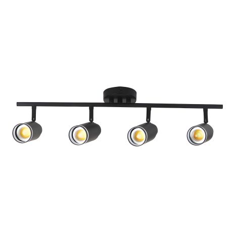 Спот VALESO INN-23054BK, черный, 4 плафона