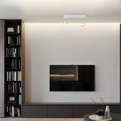 Спот VALESO INN-23051WH белый на 2 плафона Спот VALESO INN-23051WH белый на 2 плафона