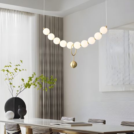 Підвісна сучасна люстра VALESO G3976 Перлина Copper 24W