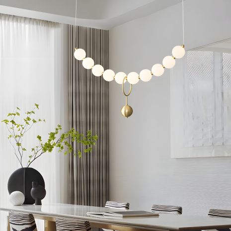 Підвісна сучасна люстра VALESO G3976 Перлина Copper 24W Підвісна сучасна люстра VALESO G3976 Перлина Copper 24W