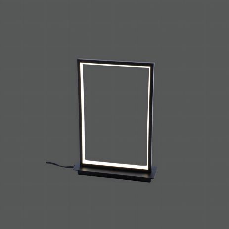 Настольная акриловая светодиодная лампа VALESO 22801TL BK, черная