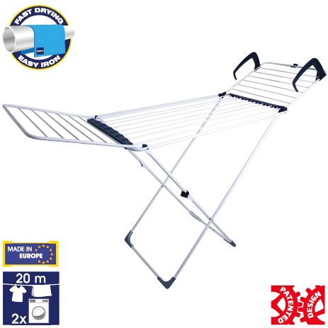 Напольная сушилка для белья Casa Si Swan 2 в 1 20 м, белая (CS92252C04)