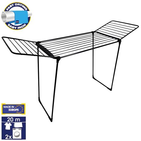 Напольная сушилка для белья Casa Si Poseidon Super 20m Black модель CS92254C04H