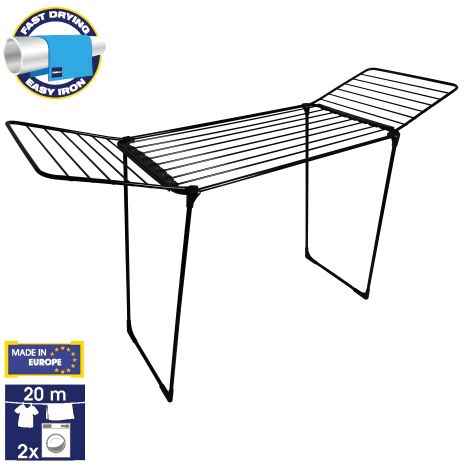 Підлогова сушарка для білизни Poseidon Casa Si Super 20m Black (CS92254C04H)