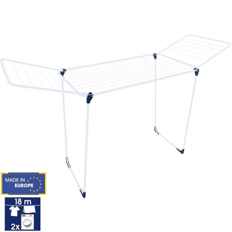 Підлогова сушарка для білизни Casa Si Merkur Pluse 18m White (CS92234C04)