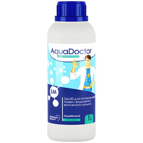 Засіб AquaDoctor SM для зниження жорсткості води StopMineral, 1 л