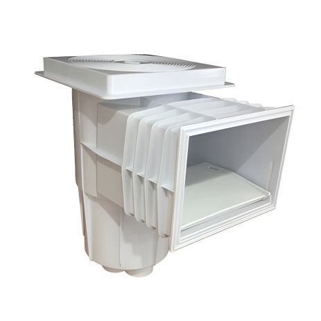 Бассейновый скиммер Emaux EM0130-SC Standart (под бетон) квадратная крышка Бассейновый скиммер Emaux EM0130-SC Standart (под бетон) квадратная крышка