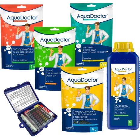 Комплект хімії для басейну AquaDoctor Standart Kit 6 в 1