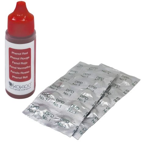 Таблетки + Краплі для тестера басейну Kokido K101CBX24