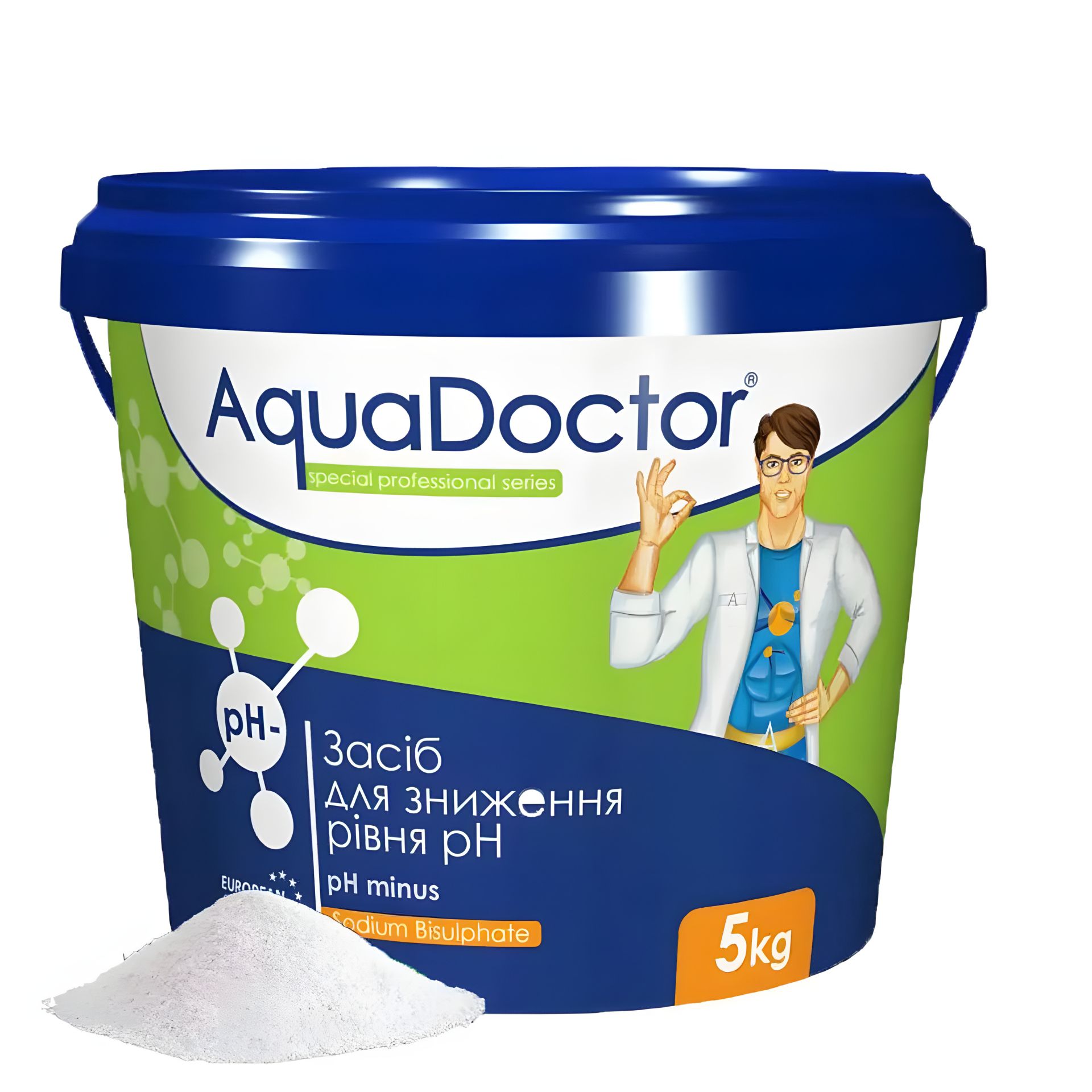 AquaDoctor Ph мінус 5 кг | Засіб для зниження pH басейну в гранулах AquaDoctor Ph мінус 5 кг | Засіб для зниження pH басейну в гранулах