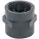 ПВХ муфта з внутрішньою різьбою d20х1/2" ПВХ муфта з внутрішньою різьбою d20х1/2"