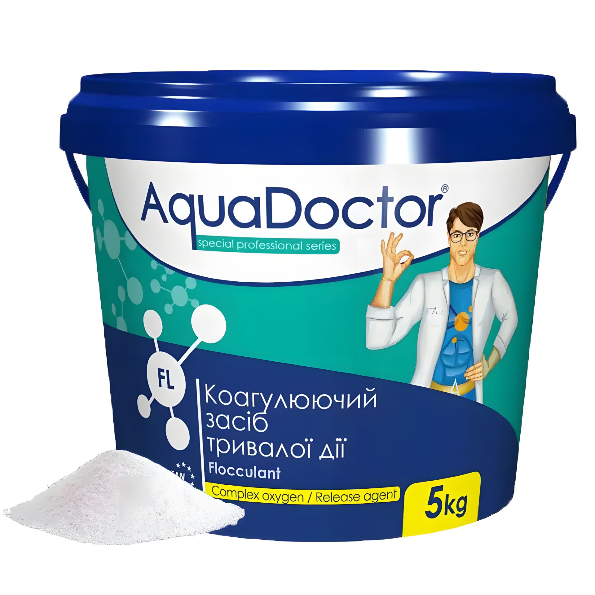 Коагулянт AquaDoctor FL 5 кг | для бассейна в гранулах Коагулянт AquaDoctor FL 5 кг | для бассейна в гранулах