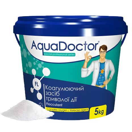 AquaDoctor FL 5 кг | Коагулянт у гранулах для басейну AquaDoctor FL 5 кг | Коагулянт у гранулах для басейну