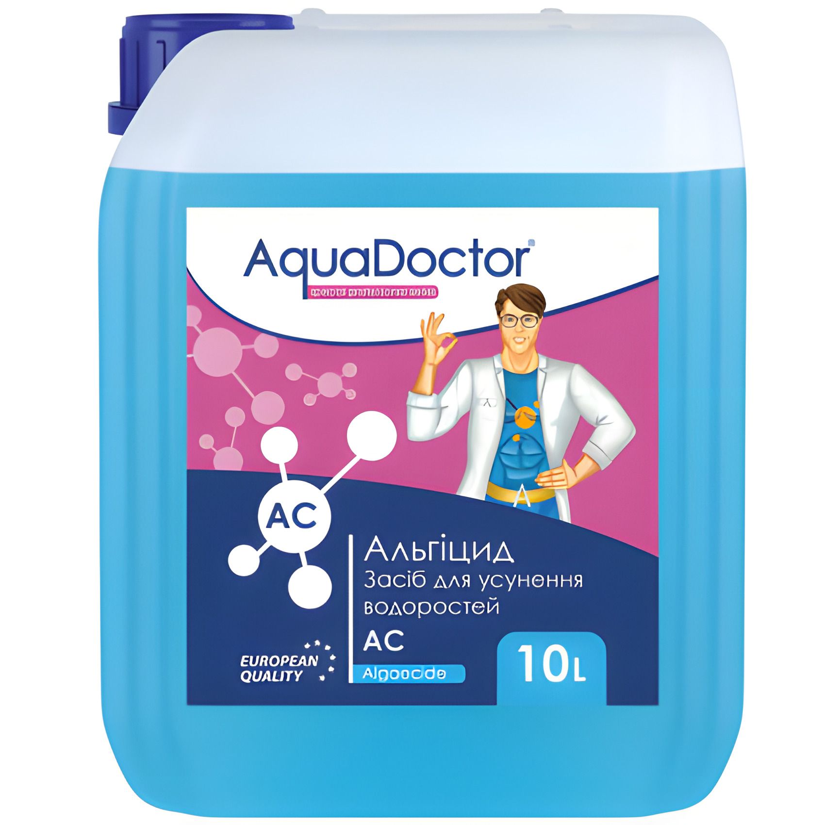 Альгіцид AquaDoctor AC 10 л для басейну проти водоростей Альгіцид AquaDoctor AC 10 л для басейну проти водоростей