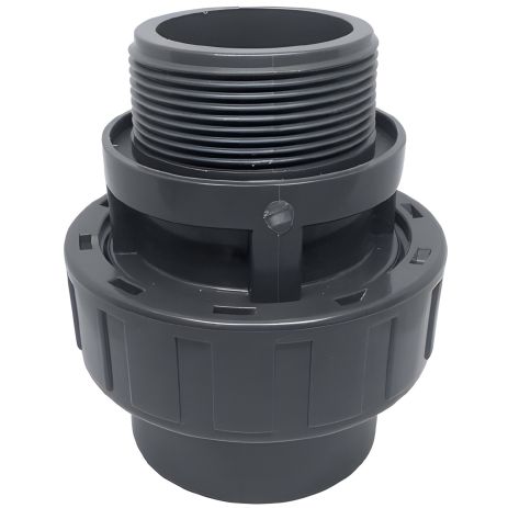 ПВХ муфта Era UU00250 з зовнішньою різьбою d50х1-1/2"