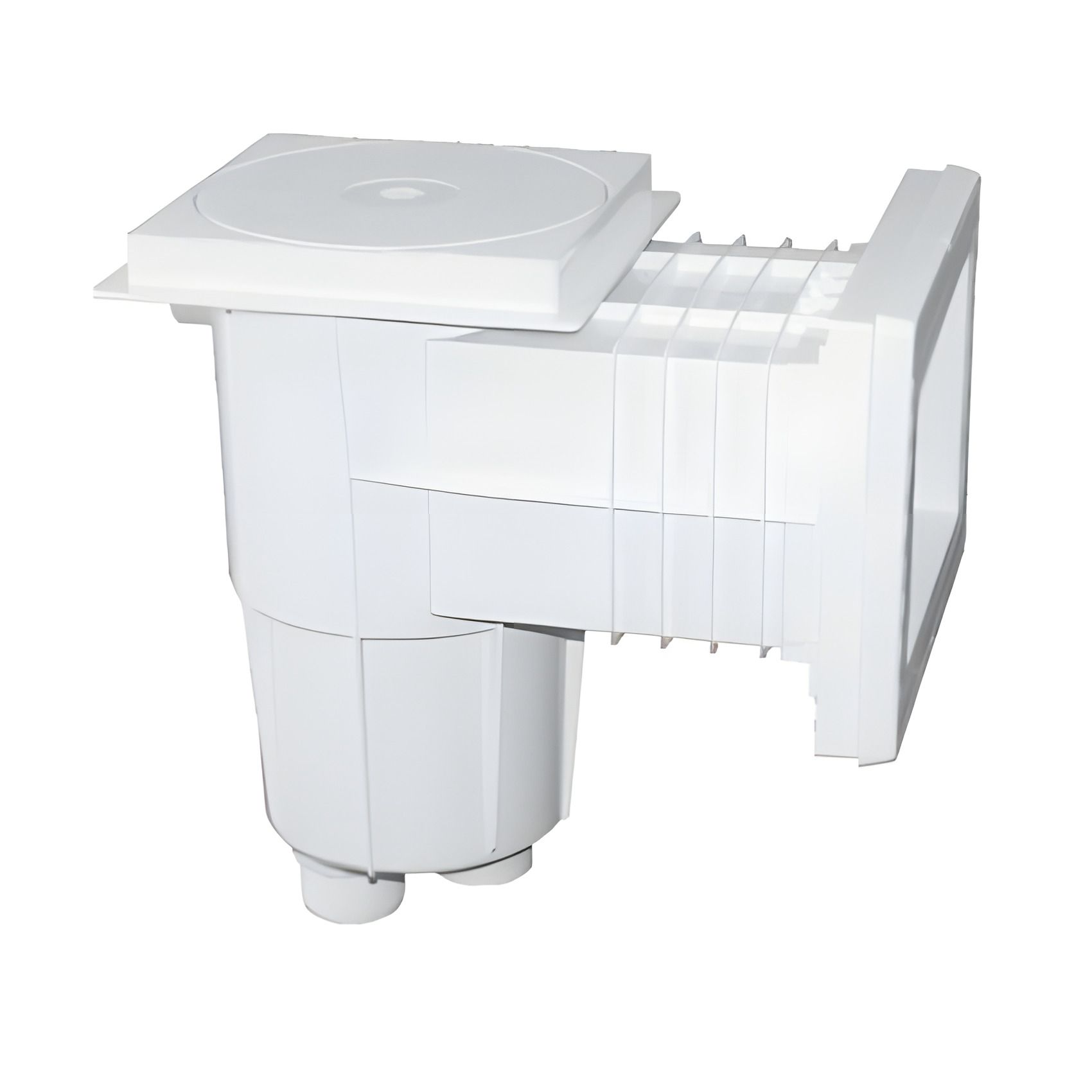 Скіммер для басейну з квадратною кришкою Emaux EM0130-SV Standart, з латунними вставками Скіммер для басейну з квадратною кришкою Emaux EM0130-SV Standart, з латунними вставками