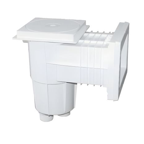 Скіммер для басейну з квадратною кришкою Emaux EM0130-SV Standart, з латунними вставками