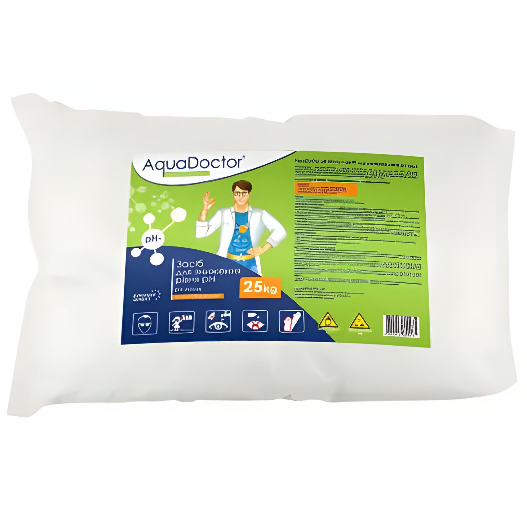 Средство для уменьшения pH в бассейне Aquadoctor Ph минус, 25 кг, гранулы Средство для уменьшения pH в бассейне Aquadoctor Ph минус, 25 кг, гранулы