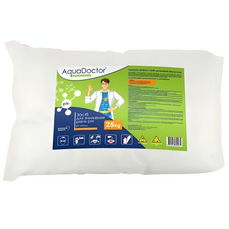 Средство для уменьшения pH в бассейне Aquadoctor Ph минус, 25 кг, гранулы