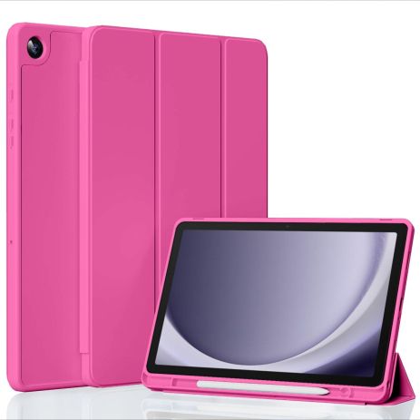 Обкладинка з слотом для Stylus для Samsung Galaxy Tab A9 (8.7 '') (x110/x115) Hotpink