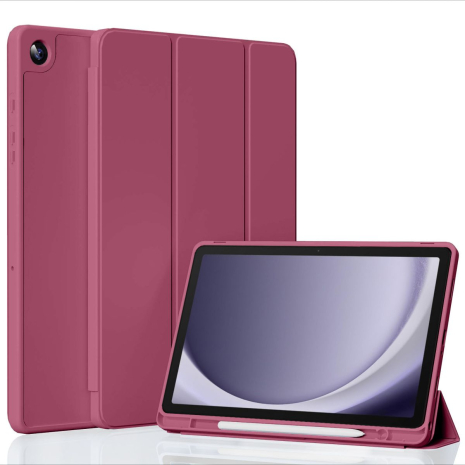 Чохол із Slot for Stylus для для Samsung Galaxy Tab A11 / A9 (8.7'') (X110/X115) Вишня