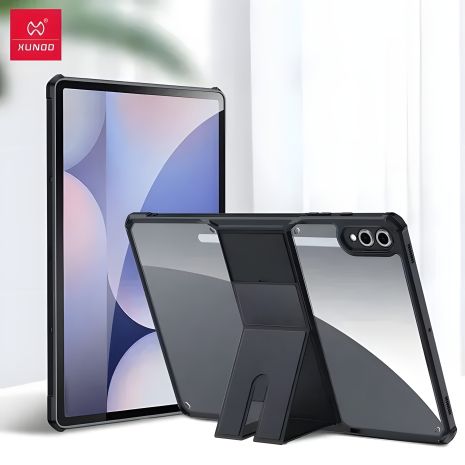 Чохол накладка з підставкою HunDD з посиленими кутами для Samsung Galaxy Tab S10+ / S9+ (12.4") Чорний