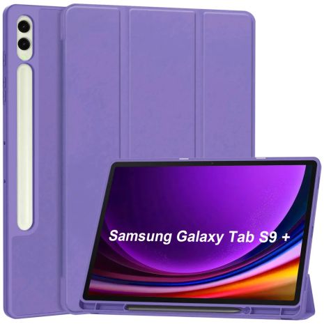 Чохол with Slot for Stylus для Samsung Galaxy Tab S9+ / S9+ FE / S10+ 12.4" Бузковий