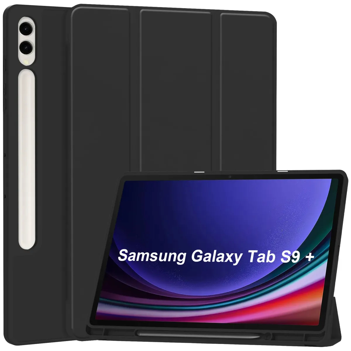 Чехол SlimTPU S-Pen holder для Samsung Galaxy Tab S10 FE+ Plus 13.1 Чорний Чехол SlimTPU S-Pen holder для Samsung Galaxy Tab S10 FE+ Plus 13.1 Чорний