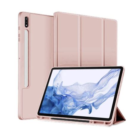 Чехол with Slot for Stylus для Samsung Galaxy Tab S7 FE 12.4" / S7+ / S8+ Розовый