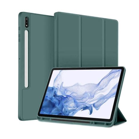 Чехол with Slot for Stylus для Samsung Galaxy Tab S7 FE 12.4" / S7+ / S8+ Зеленый