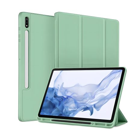 Чохол with Slot for Stylus для Samsung Galaxy Tab S7 FE 12.4" / S7+ / S8+ Бордовий