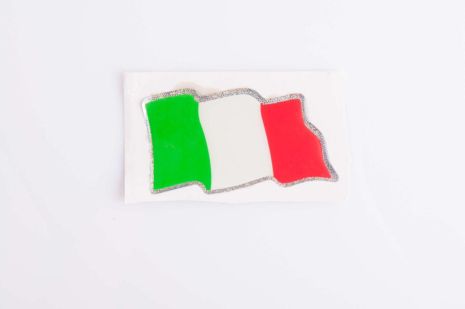 Наклейка шильдик ITALY (9x4.5см) (#0745D)