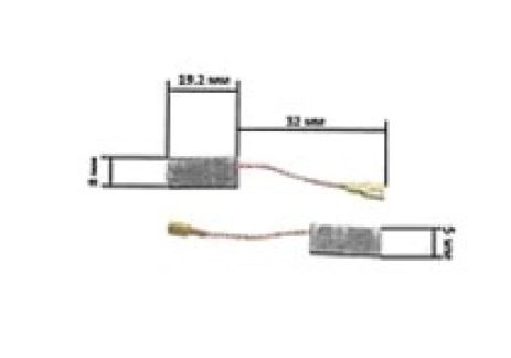 Щетки электроинструмента 5*8*19.2 Bocsh В5 K