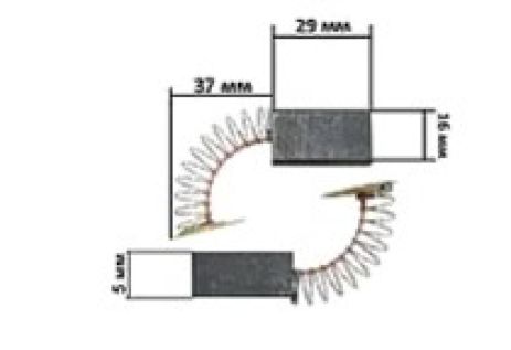 Щетки электроинструмента 8*16*29 пятак K