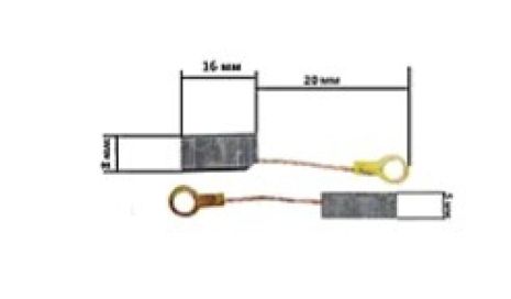 Щетки электроинструмента 5*8*16 кольцо K