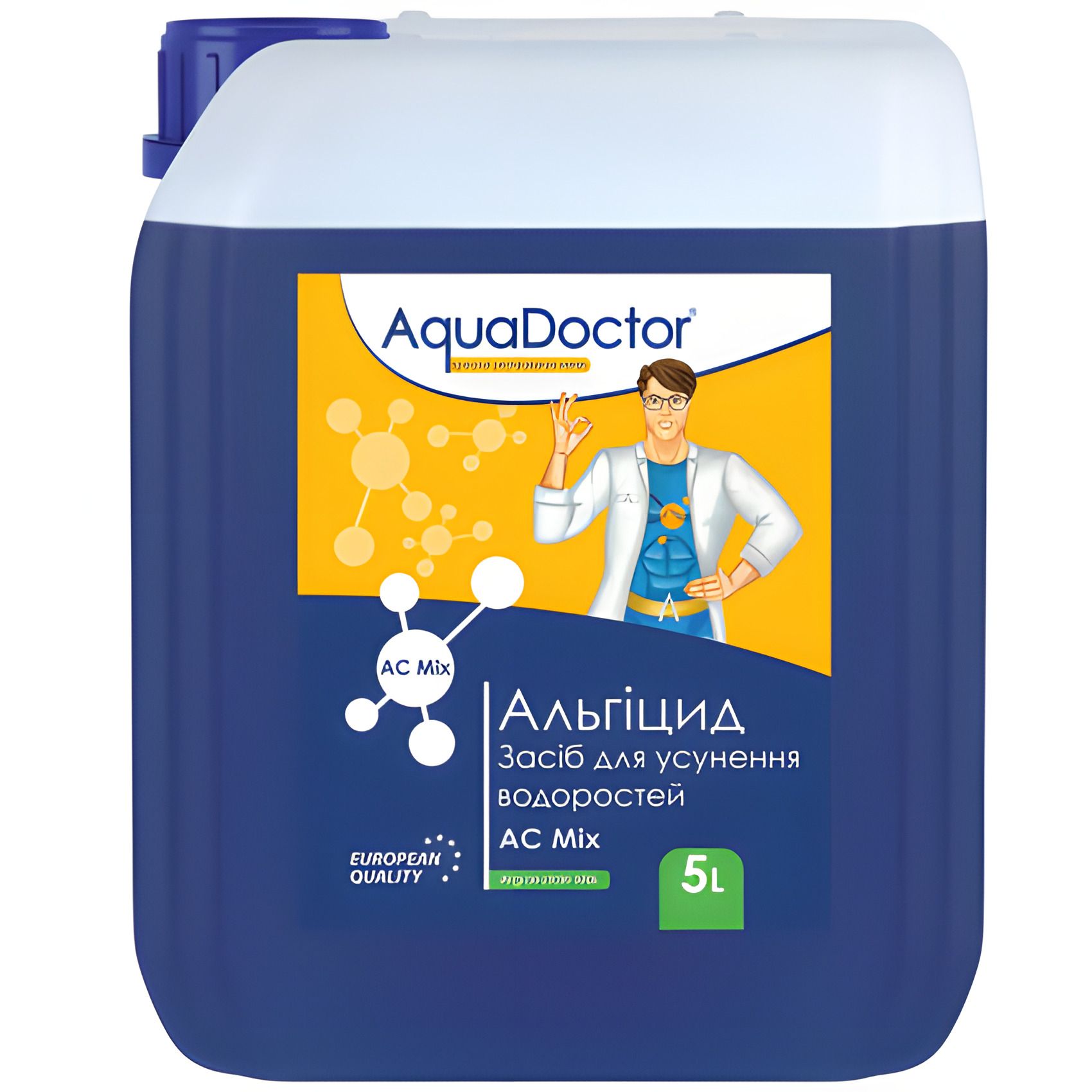 AquaDoctor AC MIX 5 л | Засіб від водорослів для басейну, спеціальний AquaDoctor AC MIX 5 л | Засіб від водорослів для басейну, спеціальний