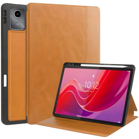 Чохол Luxury Folio cover with holder Lenovo Tab M11 Xiaoxin Pad 2024 11 Коричневий Чохол Luxury Folio cover with holder Lenovo Tab M11 Xiaoxin Pad 2024 11 Коричневий