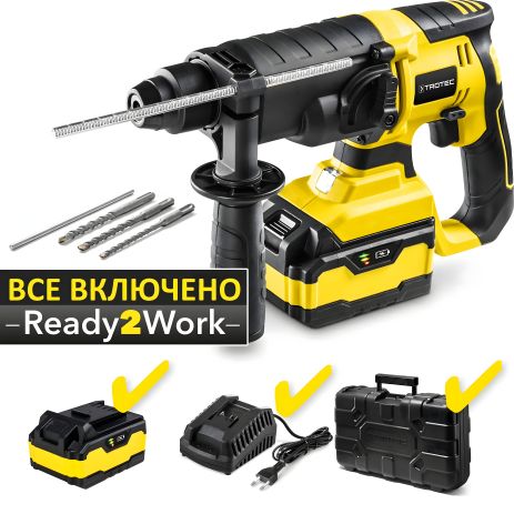 Акумуляторний перфоратор Trotec PRDS 20-20V + кейс (4415000210)