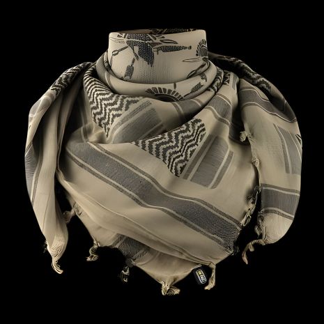 Оливково-чорна арафатка "Спарта" 100% бавовна 105х105 см Оливково-чорна арафатка "Спарта" 100% бавовна 105х105 см