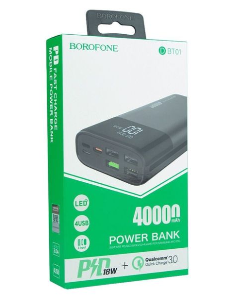 Павербанк BOROFONE BT01 40000 mAh