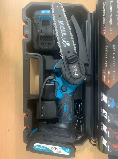 Акумуляторна пилка MIRSON MS0123 зі змазкою (синій) (портативна)