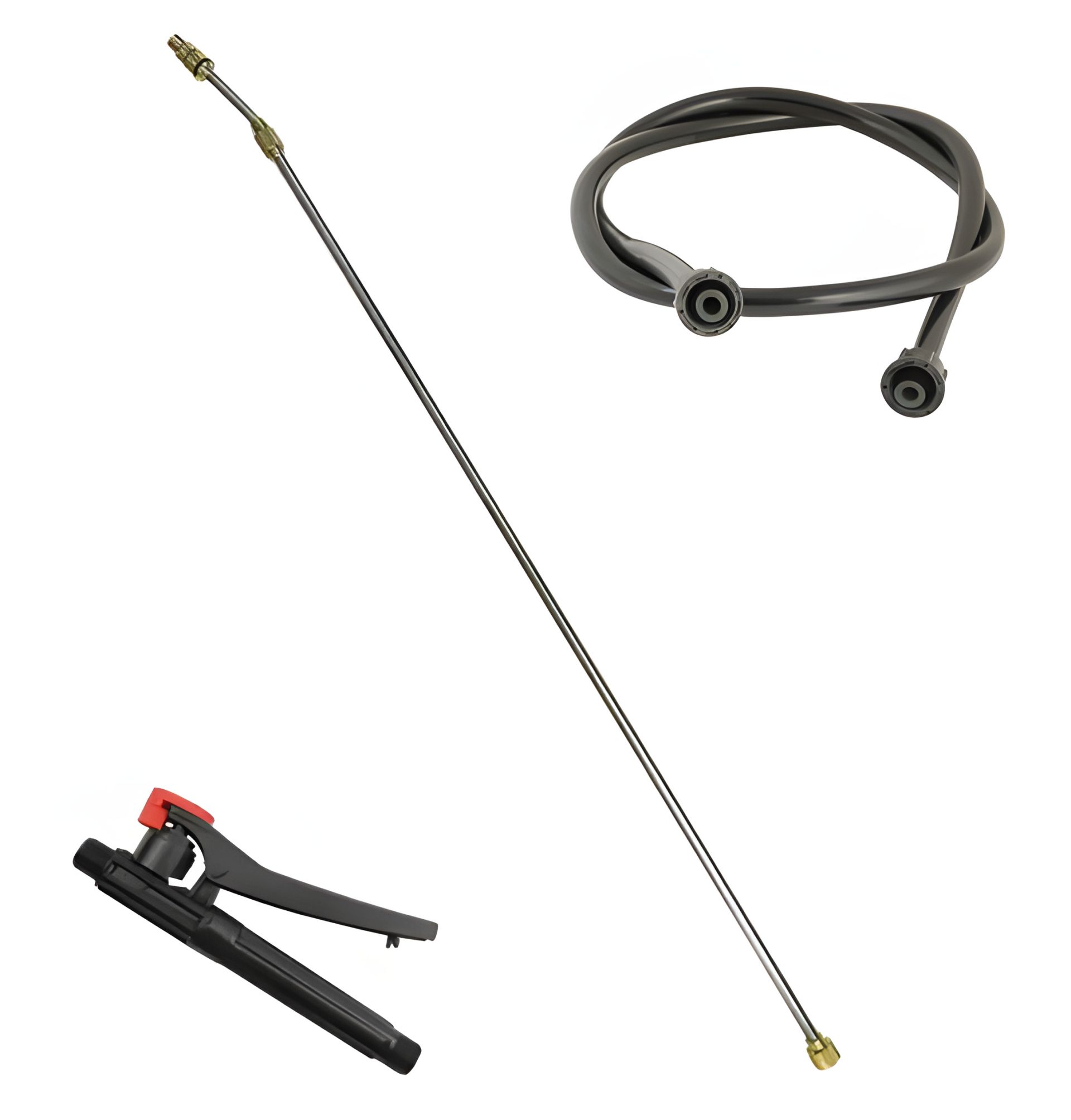 Телескопічна штанга + ручка + шланг 1м для обприскувача, латунь Телескопічна штанга + ручка + шланг 1м для обприскувача, латунь