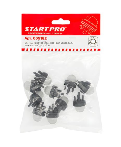 Підкачування палива для бензопили ланцюгової в сборі уп/10 шт. Start Pro 5182 Підкачування палива для бензопили ланцюгової в сборі уп/10 шт. Start Pro 5182